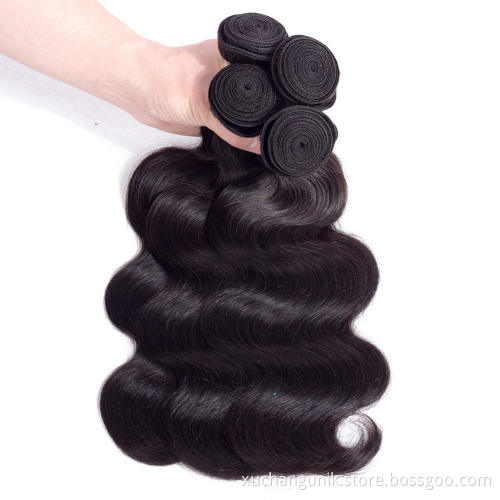 Cheap peruvian hair vendor 12a grade virgin human hair bundle with closure, cabello humano brazilian hair weaves for black wome